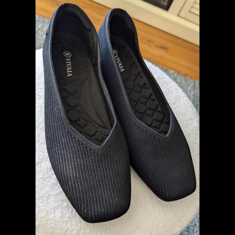 VIVAIA Margot Women's Casual Flats Washable Ballet Flats Square-Toe Style